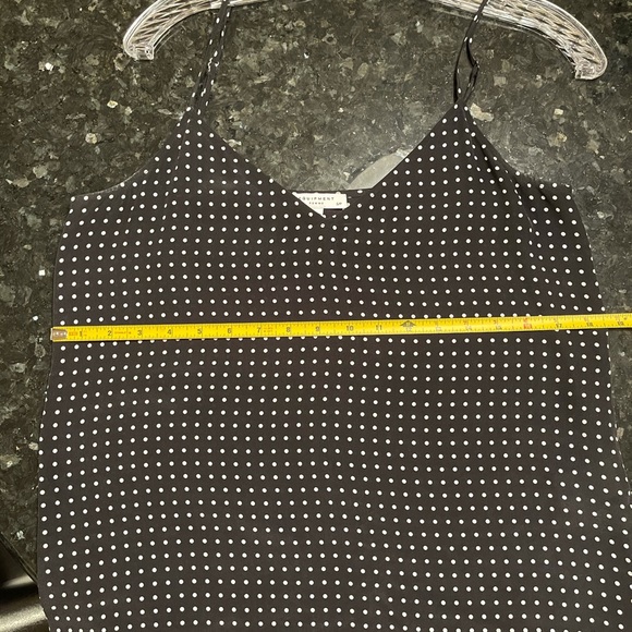 Navy polka dot 100% silk camisole - Picture 7 of 7